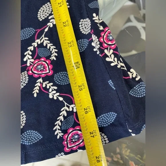 Boden Dress Womens Navy Pink Floral Vine Amy
Jersey 3/4 Sleeve Shift Belt - Picture 9 of 9